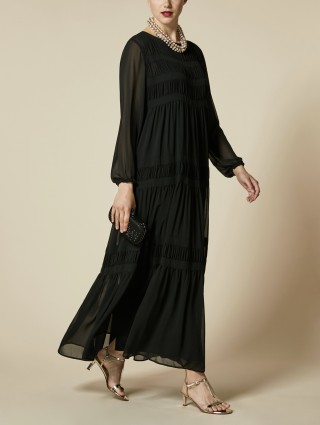 Чёрное платье MARINA RINALDI: фото 3 - Invogue