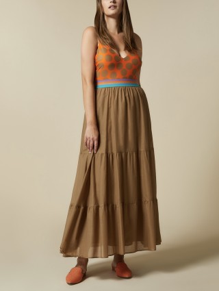 Коричнева спідниця MARINA RINALDI : фото 1 - Invogue