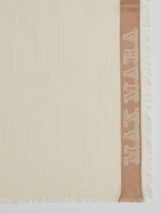 Бежевий шарф MAX MARA : фото 1 - Invogue