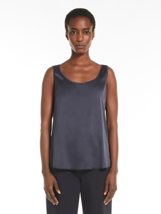 Синя майка MAX MARA : фото 1 - Invogue