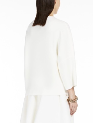 Белый свитер MAX MARA: фото 1 - Invogue