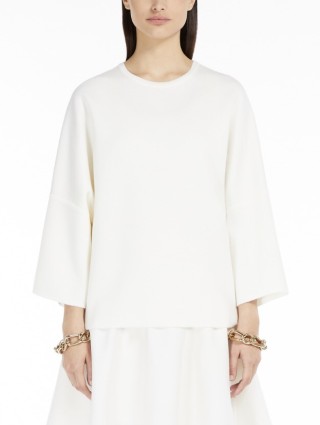 Белый свитер MAX MARA: фото 2 - Invogue