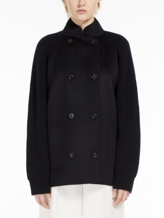 Синее  пальто MAX MARA: фото 1 - Invogue