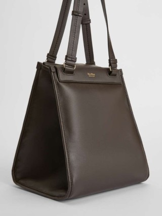 Коричневая сумка MAX MARA: фото 2 - Invogue