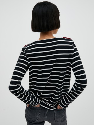 Чёрная футболка MAX&CO: фото 2 - Invogue