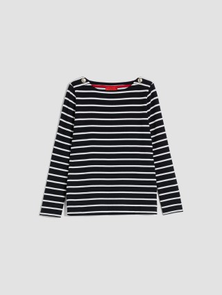 Чёрная футболка MAX&CO: фото - Invogue