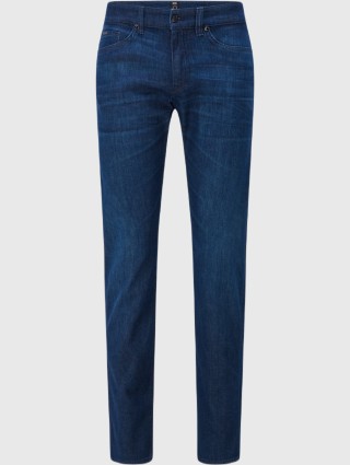 Тёмно-синие джинсы BOSS: фото - Invogue