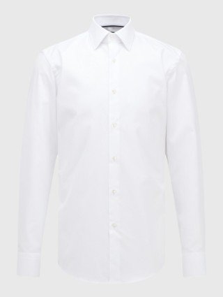 Белая рубашка BOSS: фото - Invogue