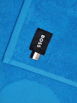 Синий полотенце BOSS: фото 1 - Invogue