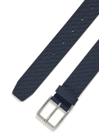 Темно-синій ремінь BOSS : фото 1 - Invogue