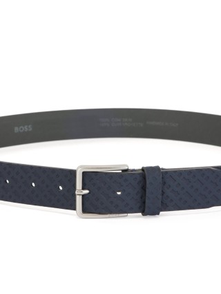 Темно-синій ремінь BOSS : фото 2 - Invogue