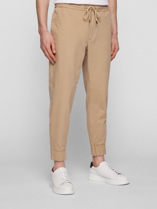 Бежеві брюки BOSS : фото 1 - Invogue