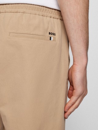 Бежеві брюки BOSS : фото 3 - Invogue