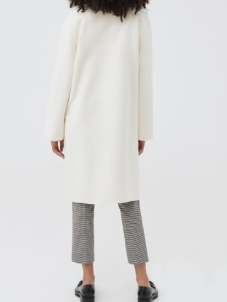 Кремовое пальто MARELLA: фото 2 - Invogue