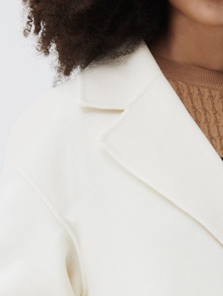 Кремовое пальто MARELLA: фото 4 - Invogue