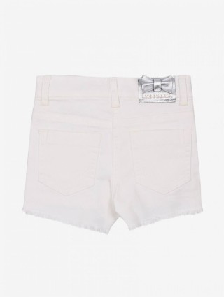 Кремові шорти MONNALISA : фото 1 - Invogue