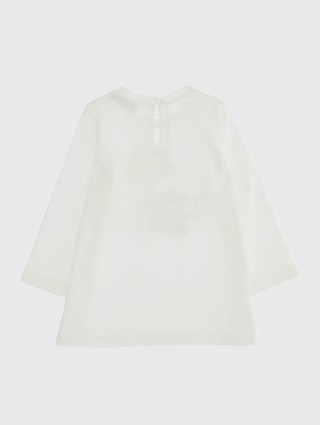 Белый джемпер MONNALISA: фото 1 - Invogue