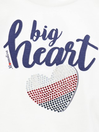 Белый джемпер MONNALISA: фото 2 - Invogue