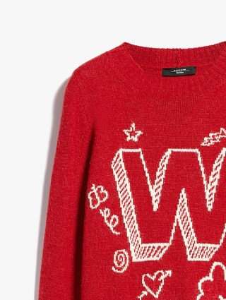 Червоний светр WEEKEND MAX MARA : фото 4 - Invogue
