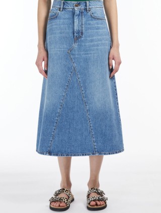 Синяя юбка WEEKEND MAX MARA: фото 2 - Invogue