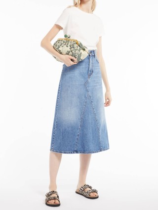 Синяя юбка WEEKEND MAX MARA: фото 3 - Invogue