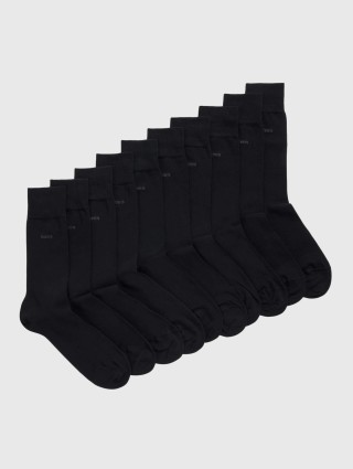 Чёрные носки BOSS: фото - Invogue