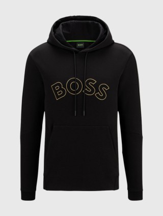 Черное худи BOSS: фото - Invogue