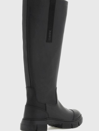 Чорні чоботи GANNI : фото 2 - Invogue