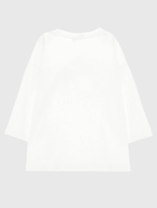 Белый джемпер MONNALISA: фото 1 - Invogue