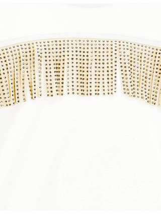 Белый джемпер MONNALISA: фото 2 - Invogue