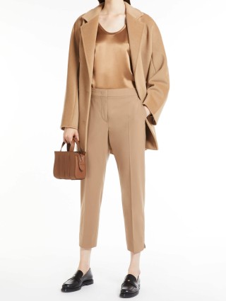 Бежеві брюки MAX MARA : фото 3 - Invogue