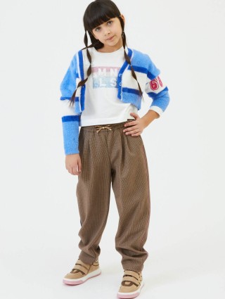 Белый джемпер MONNALISA: фото 3 - Invogue