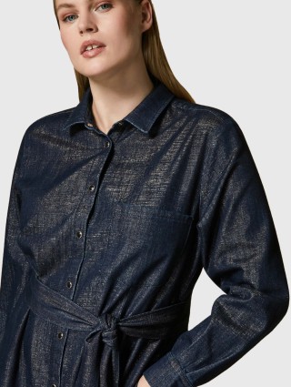 Тёмно-Синее платье MARINA RINALDI: фото 2 - Invogue