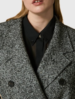 Чорне пальто MARINA RINALDI : фото 2 - Invogue