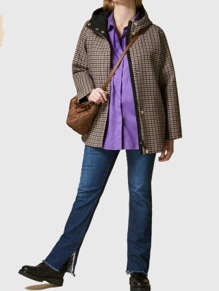 Чорне пальто MARINA RINALDI : фото 3 - Invogue