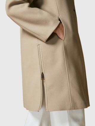 Бежеве пальто MARINA RINALDI : фото 3 - Invogue