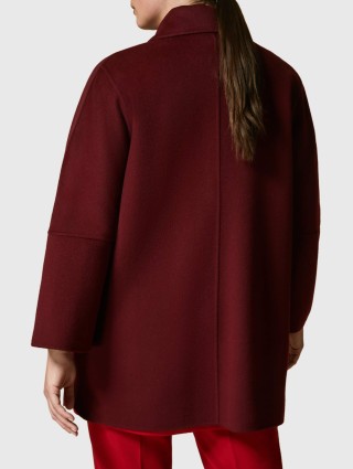 Бордове пальто MARINA RINALDI : фото 1 - Invogue