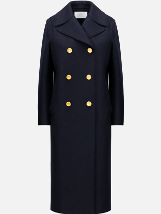 Синє пальто HARRIS WHARF LONDON : фото - Invogue