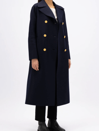 Синє пальто HARRIS WHARF LONDON : фото 2 - Invogue