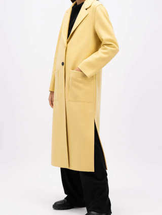 Кремове пальто HARRIS WHARF LONDON : фото 4 - Invogue