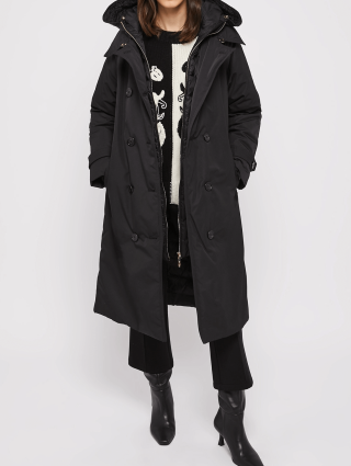 Черное пальто PENNYBLACK: фото 5 - Invogue