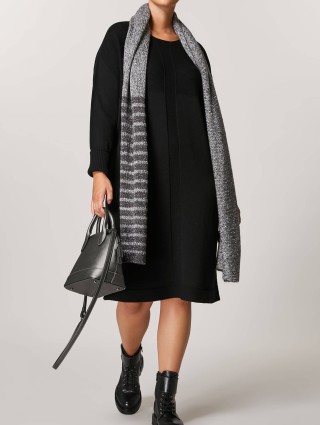 Сірий шарф PERSONA : фото 3 - Invogue