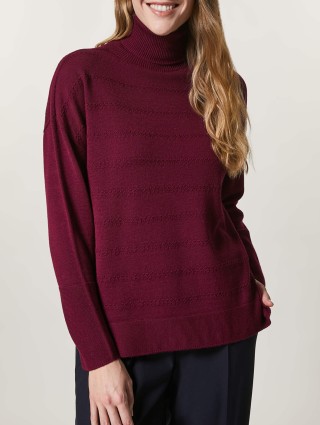 Бордовий светр PERSONA : фото - Invogue