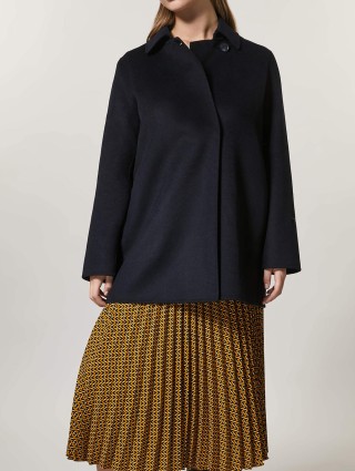 Темно-синее пальто PERSONA: фото - Invogue