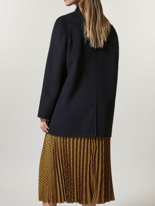 Темно-синее пальто PERSONA: фото 2 - Invogue