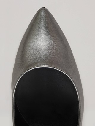 Тёмно-серые туфли PERSONA: фото 3 - Invogue