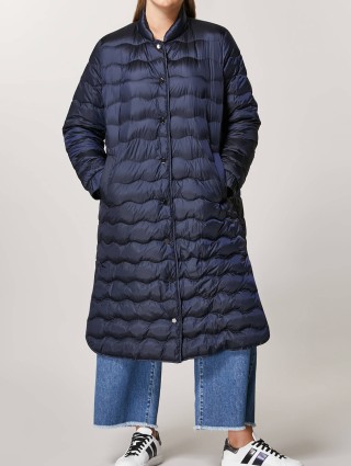 Тёмно-синяя куртка PERSONA: фото - Invogue