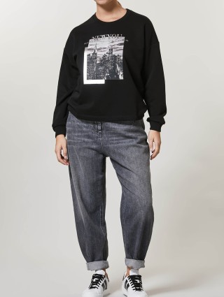 Темно-сірі джинси PERSONA : фото 2 - Invogue