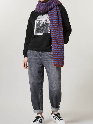 Темно-сірі джинси PERSONA : фото 4 - Invogue