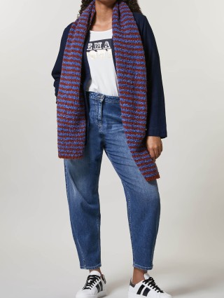 Голубые джинсы PERSONA: фото 4 - Invogue